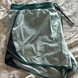 Under Armour Light Green Athletic Shorts